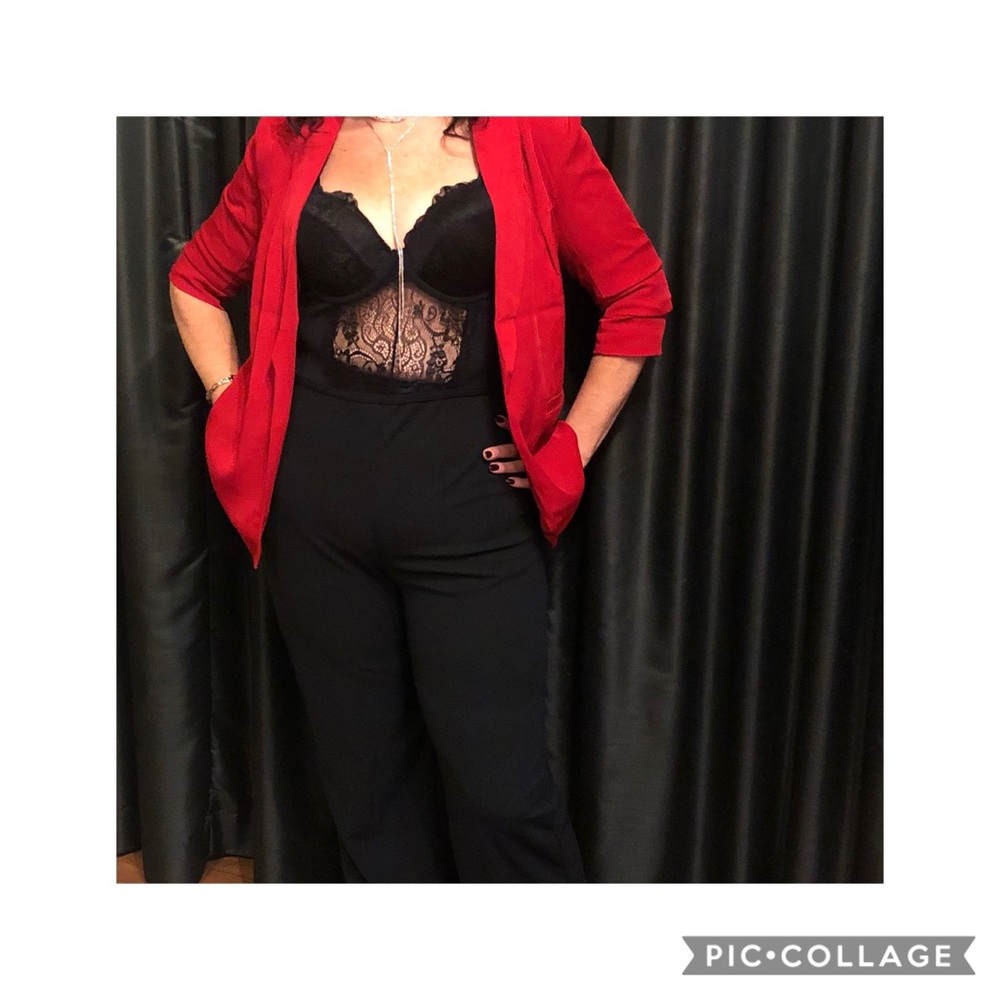 Corset black romper